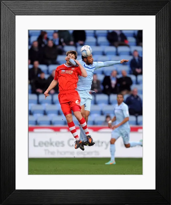 Framed Print : Rivalry Renewed: McGoldrick vs. Taylor - Coventry City vs. Walsall, Npower League One Framed Print : Rivalry Renewed: McGoldrick vs. Taylor - Coventry City vs. Walsall, Npower League One