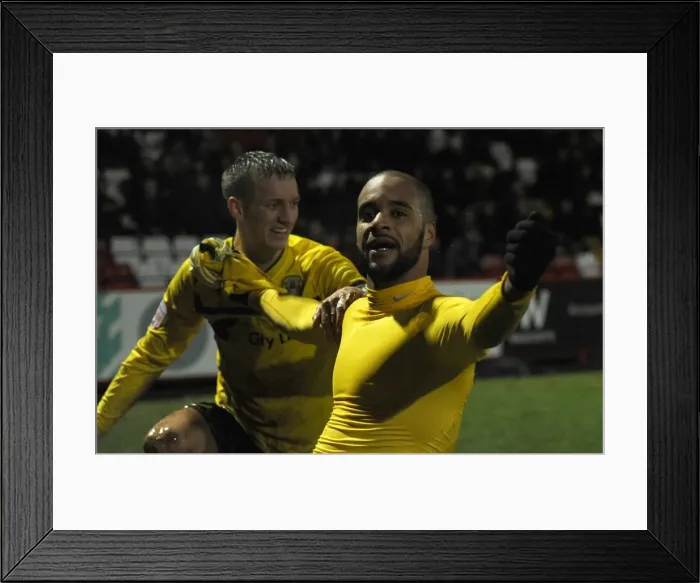 Framed Print : Coventry City: McGoldrick and Baker Celebrate Goal in Npower League One Match vs Stevenage (December 2012) Framed Print : Coventry City: McGoldrick and Baker Celebrate Goal in Npower League One Match vs Stevenage (December 2012)