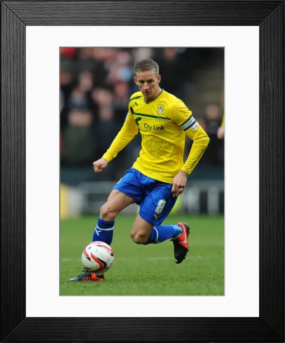 Framed Print : Carl Baker Returns: Coventry City vs MK Dons at StadiumMK (Npower League One, December 29, 2012) Framed Print : Carl Baker Returns: Coventry City vs MK Dons at StadiumMK (Npower League One, December 29, 2012)
