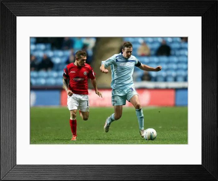 Framed Print : Blair Adams Outmaneuvers Jon Taylor: Coventry City vs. Shrewsbury Town in Npower League One Clash at Ricoh Arena Framed Print : Blair Adams Outmaneuvers Jon Taylor: Coventry City vs. Shrewsbury Town in Npower League One Clash at Ricoh Arena
