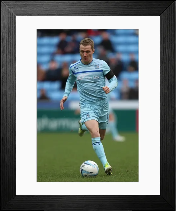 Framed Print : Gary McSheffrey in Action for Coventry City vs Shrewsbury Town (Ricoh Arena, 01-01-2013) Framed Print : Gary McSheffrey in Action for Coventry City vs Shrewsbury Town (Ricoh Arena, 01-01-2013)