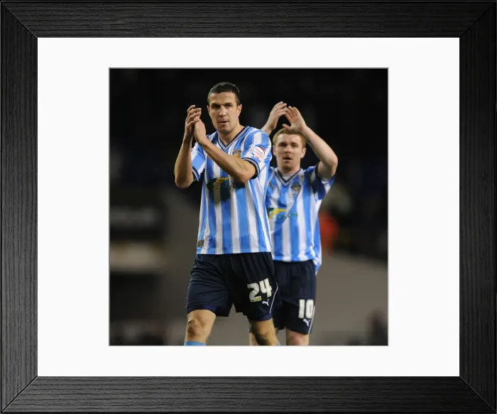 Framed Print : Defiant Coventry City FC Fans Receive Applause from Players After FA Cup Loss at White Hart Lane (05-01-2013) Framed Print : Defiant Coventry City FC Fans Receive Applause from Players After FA Cup Loss at White Hart Lane (05-01-2013)