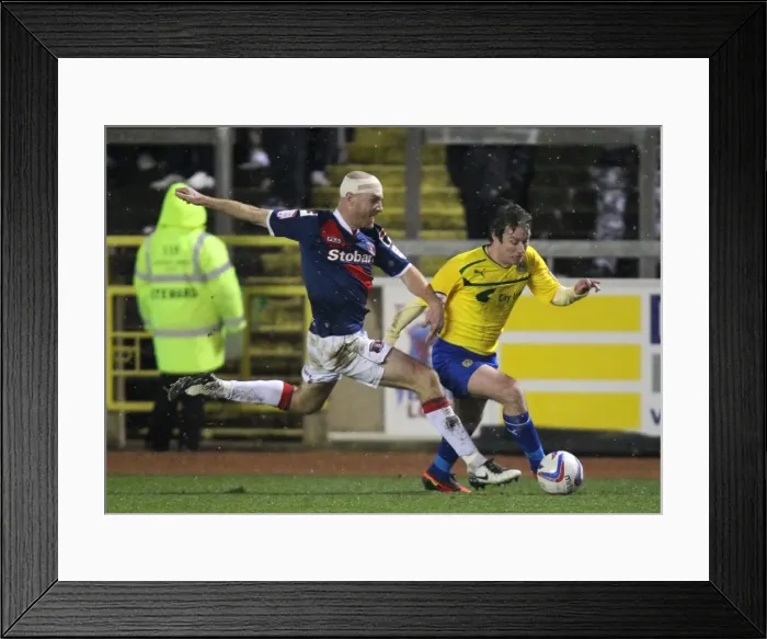 Framed Print : Intense Tackle: Sean O'Hanlon vs. Stephen Elliott - Coventry City vs. Carlisle United, Football League One (January 13, 2013) Framed Print : Intense Tackle: Sean O'Hanlon vs. Stephen Elliott - Coventry City vs. Carlisle United, Football League One (January 13, 2013)