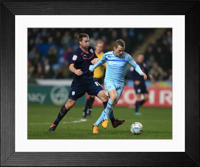 Framed Print : Gary McSheffrey vs Joel Byrom: Coventry City vs Preston North End - Johnstones Paint Trophy Northern Semi-Final, Ricoh Arena Framed Print : Gary McSheffrey vs Joel Byrom: Coventry City vs Preston North End - Johnstones Paint Trophy Northern Semi-Final, Ricoh Arena
