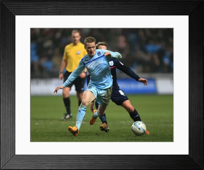 Framed Print : Gary McSheffrey vs Nicky Wroe: Coventry City vs Preston North End - Johnstone's Paint Trophy Northern Semi-Final (2013) Framed Print : Gary McSheffrey vs Nicky Wroe: Coventry City vs Preston North End - Johnstone's Paint Trophy Northern Semi-Final (2013)