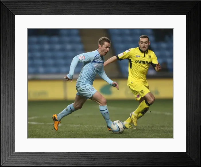 Framed Print : Gary McSheffrey vs. Danny Holmes: Clash at the Ricoh Arena - Coventry City vs. Tranmere Rovers, Npower Football League One (16-01-2013) Framed Print : Gary McSheffrey vs. Danny Holmes: Clash at the Ricoh Arena - Coventry City vs. Tranmere Rovers, Npower Football League One (16-01-2013)