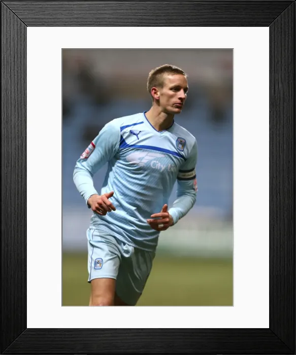 Framed Print : Carl Baker in Action: Coventry City vs Tranmere Rovers, Npower League One, Ricoh Arena (16-01-2013) Framed Print : Carl Baker in Action: Coventry City vs Tranmere Rovers, Npower League One, Ricoh Arena (16-01-2013)
