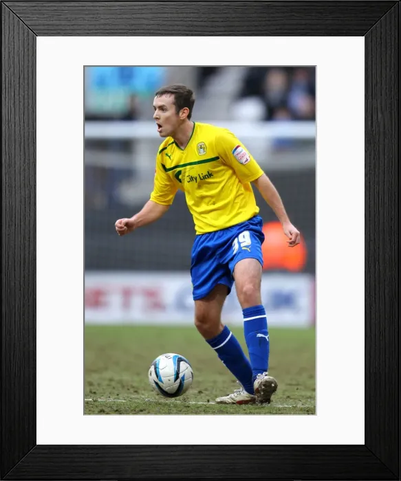 Framed Print : Blair Adams Faces Off Against Preston North End in Coventry City's Npower League One Battle (26-01-2013) Framed Print : Blair Adams Faces Off Against Preston North End in Coventry City's Npower League One Battle (26-01-2013)