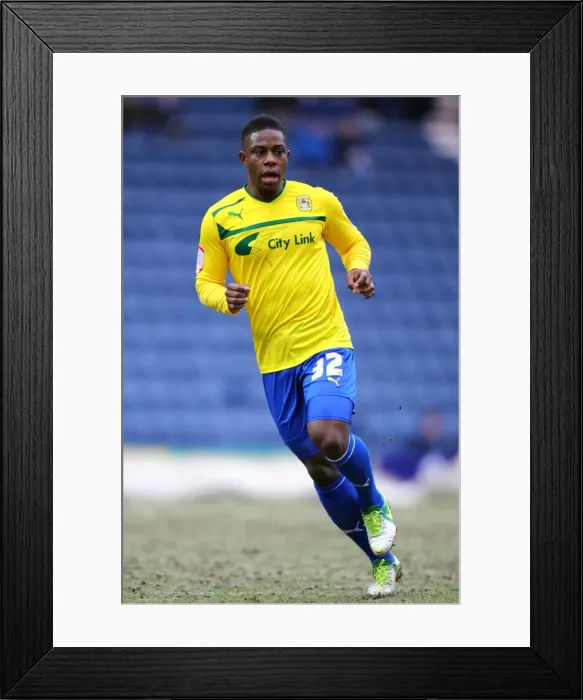 Framed Print : Franck Moussa in Action: Coventry City vs Preston North End (Npower League One, January 26, 2013) Framed Print : Franck Moussa in Action: Coventry City vs Preston North End (Npower League One, January 26, 2013)