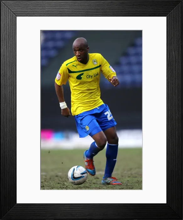 Framed Print : William Edjenguele in Action: Coventry City vs Preston North End at Deepdale (Npower League One, 26-01-2013) Framed Print : William Edjenguele in Action: Coventry City vs Preston North End at Deepdale (Npower League One, 26-01-2013)