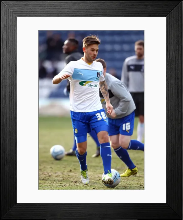 Framed Print : James Bailey vs Preston North End: Coventry City's Midfielder Faces Off in Npower League One Clash at Deepdale (26-01-2013) Framed Print : James Bailey vs Preston North End: Coventry City's Midfielder Faces Off in Npower League One Clash at Deepdale (26-01-2013)