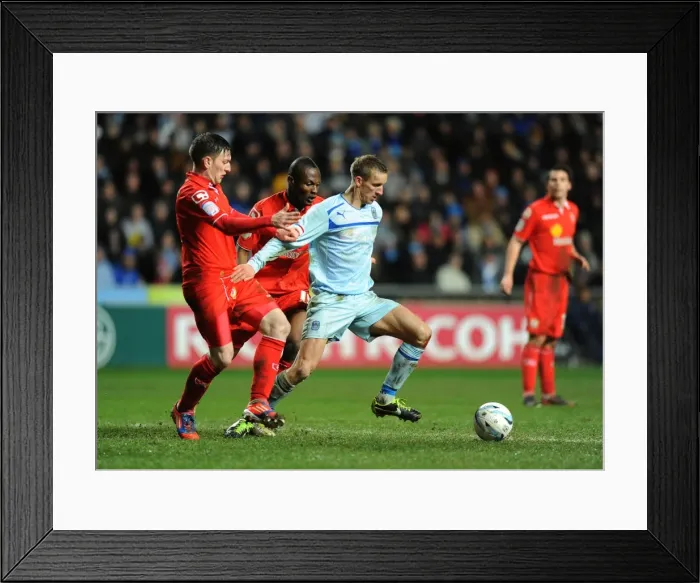 Framed Print : Coventry City FC vs Crewe Alexandra: Johnstones Paint Trophy Northern Final Showdown - A Battle Between Carl Baker and Matt Tootle Framed Print : Coventry City FC vs Crewe Alexandra: Johnstones Paint Trophy Northern Final Showdown - A Battle Between Carl Baker and Matt Tootle