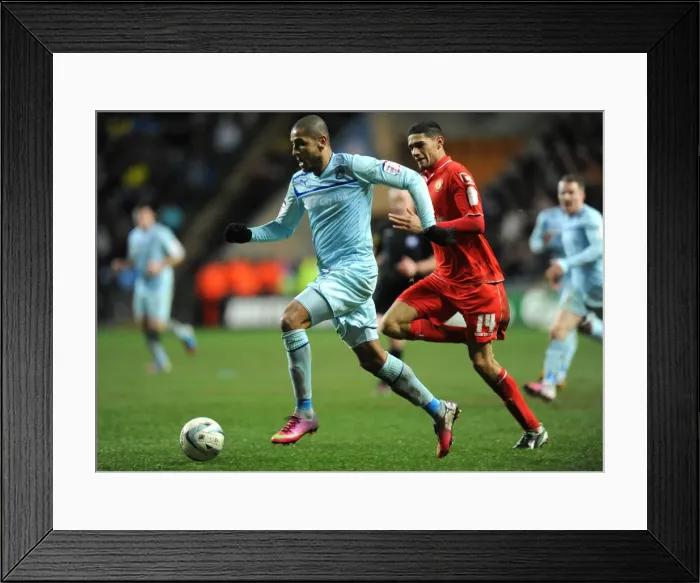 Framed Print : The Thrilling Johnstones Paint Trophy Showdown: Coventry City vs Crewe Alexandra at Ricoh Arena Framed Print : The Thrilling Johnstones Paint Trophy Showdown: Coventry City vs Crewe Alexandra at Ricoh Arena
