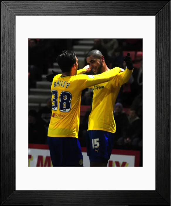 Framed Print : Leon Clarke's Thrilling Goal: Coventry City's Upset of AFC Bournemouth in Football League One Framed Print : Leon Clarke's Thrilling Goal: Coventry City's Upset of AFC Bournemouth in Football League One