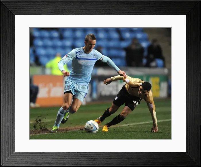 Framed Print : Intense Rivalry: Coventry City vs Colchester United - Battle for Supremacy in Npower League One Framed Print : Intense Rivalry: Coventry City vs Colchester United - Battle for Supremacy in Npower League One