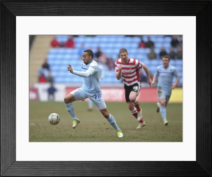 Framed Print : Callum Wilson in Action: Coventry City vs Doncaster Rovers, Npower League One at Ricoh Arena Framed Print : Callum Wilson in Action: Coventry City vs Doncaster Rovers, Npower League One at Ricoh Arena
