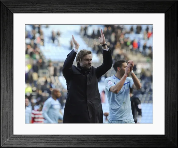 Framed Print : Steven Pressley's Triumph: Coventry City FC Defeats Doncaster Rovers in Npower League One at Ricoh Arena Framed Print : Steven Pressley's Triumph: Coventry City FC Defeats Doncaster Rovers in Npower League One at Ricoh Arena