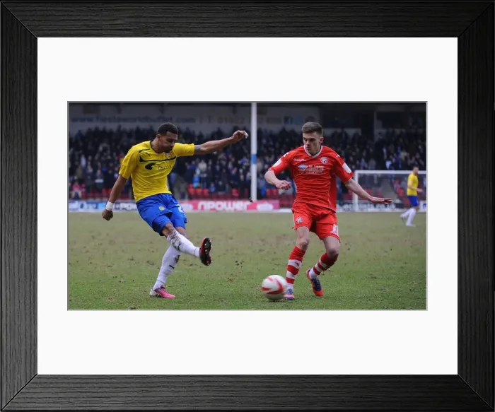 Framed Print : Intense Rivalry: Cyrus Christie vs. Jamie Paterson - A Pivotal Moment in the Npower League One Clash between Walsall and Coventry City (April 2013) Framed Print : Intense Rivalry: Cyrus Christie vs. Jamie Paterson - A Pivotal Moment in the Npower League One Clash between Walsall and Coventry City (April 2013)