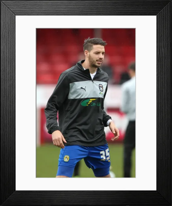 Framed Print : Aaron Martin in Action: Coventry City vs. Crawley Town at Broadfield Stadium (Npower League One, 13-04-2013) Framed Print : Aaron Martin in Action: Coventry City vs. Crawley Town at Broadfield Stadium (Npower League One, 13-04-2013)