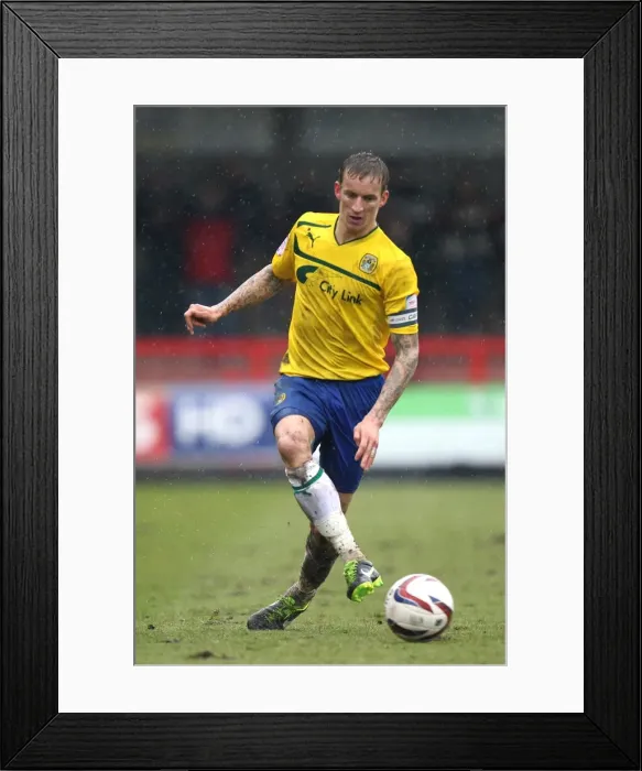 Framed Print : Carl Baker in Action for Coventry City at Broadfield Stadium vs. Crawley Town (April 13, 2013) Framed Print : Carl Baker in Action for Coventry City at Broadfield Stadium vs. Crawley Town (April 13, 2013)