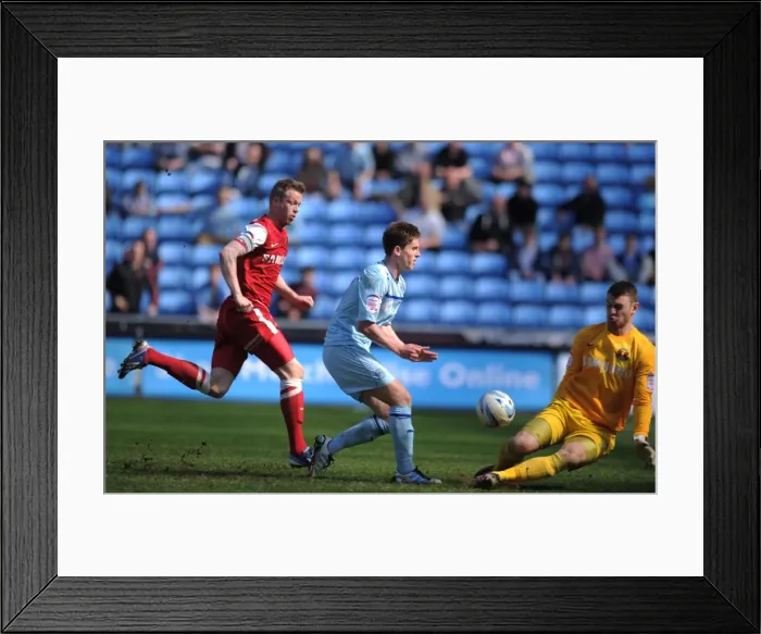 Framed Print : Clash at Ricoh Arena: Daniel Philliskirk vs Jamie Jones - Coventry City vs Leyton Orient (Npower Football League One) Framed Print : Clash at Ricoh Arena: Daniel Philliskirk vs Jamie Jones - Coventry City vs Leyton Orient (Npower Football League One)