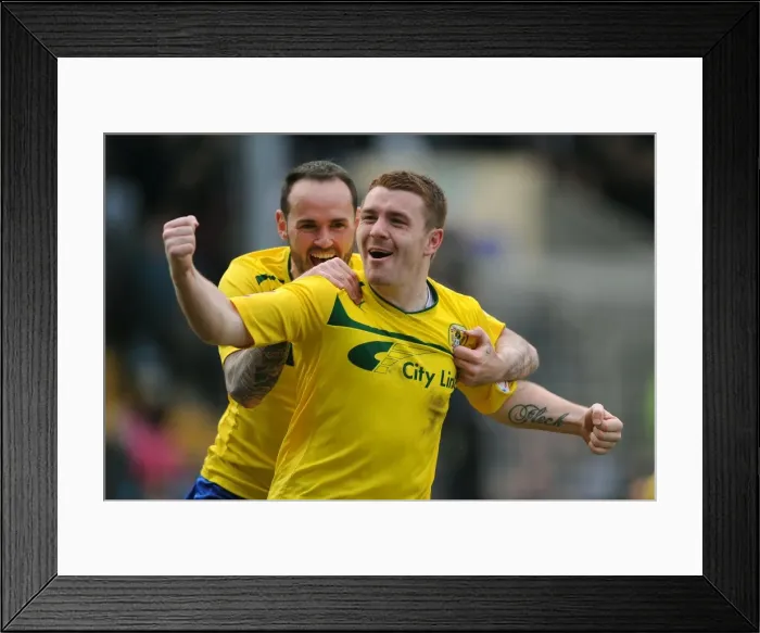 Framed Print : Coventry Citys John Fleck celebrates his goal Framed Print : Coventry Citys John Fleck celebrates his goal