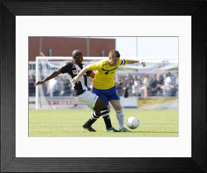 Framed Print : Pre-Season Friendly Showdown: Kwame Quansah vs. John Fleck at Polman Stadium - Heracles Almelo vs. Coventry City (July 20, 2013) Framed Print : Pre-Season Friendly Showdown: Kwame Quansah vs. John Fleck at Polman Stadium - Heracles Almelo vs. Coventry City (July 20, 2013)