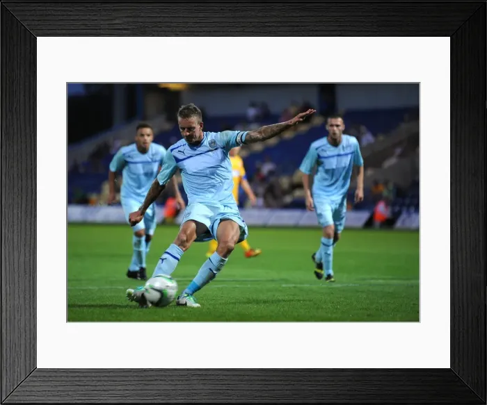 Framed Print : Friendly - Mansfield Town v Coventry City - Field Mill Framed Print : Friendly - Mansfield Town v Coventry City - Field Mill
