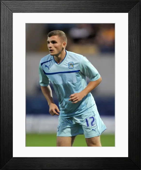 Framed Print : Friendly Encounter: Ben Maund of Coventry City at Mansfield Town's Field Mill (July 26, 2013) Framed Print : Friendly Encounter: Ben Maund of Coventry City at Mansfield Town's Field Mill (July 26, 2013)