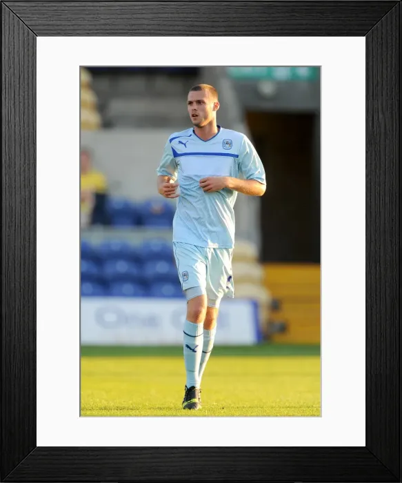 Framed Print : Billy Daniels of Coventry City in Action at Mansfield Town's Field Mill (July 26, 2013) - Friendly Match Framed Print : Billy Daniels of Coventry City in Action at Mansfield Town's Field Mill (July 26, 2013) - Friendly Match