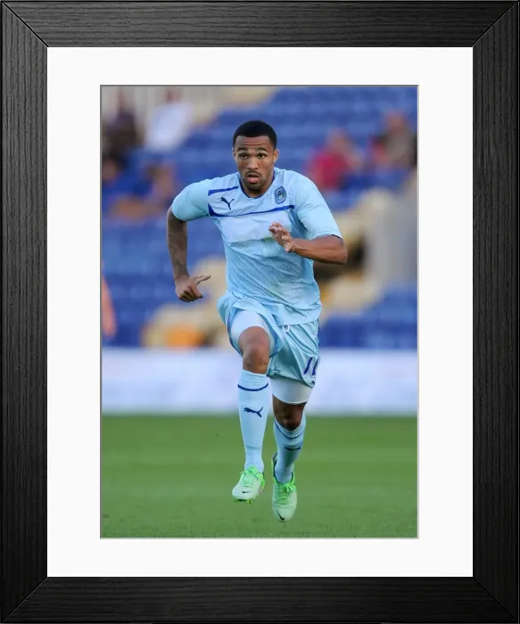 Framed Print : Callum Wilson's Shining Performance: Coventry City's Friendly Victory at Mansfield Town's Field Mill (26-07-2013) Framed Print : Callum Wilson's Shining Performance: Coventry City's Friendly Victory at Mansfield Town's Field Mill (26-07-2013)