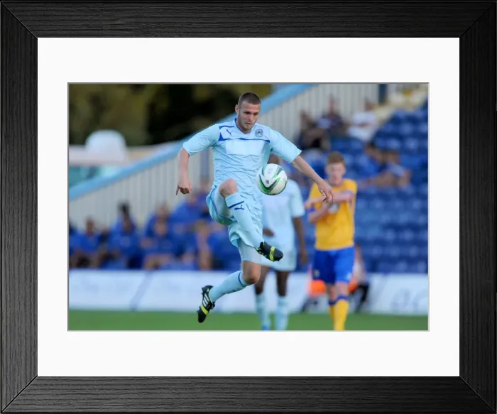 Framed Print : Coventry City's Billy Daniels in Action at Mansfield Town Friendly (July 26, 2013) Framed Print : Coventry City's Billy Daniels in Action at Mansfield Town Friendly (July 26, 2013)
