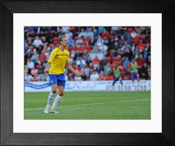 Framed Print : Carl Baker Scores First Goal: Coventry City's Triumph in Capital One Cup Round 1 against Leyton Orient (August 6, 2013) Framed Print : Carl Baker Scores First Goal: Coventry City's Triumph in Capital One Cup Round 1 against Leyton Orient (August 6, 2013)