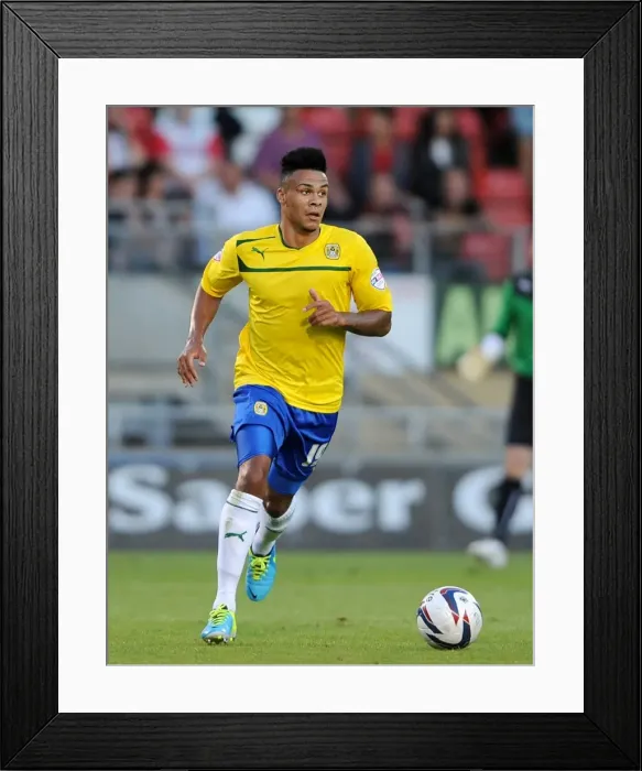 Framed Print : Jordan Willis in Action: Coventry City vs. Leyton Orient, Capital One Cup Round 1 (06-08-2013) Framed Print : Jordan Willis in Action: Coventry City vs. Leyton Orient, Capital One Cup Round 1 (06-08-2013)