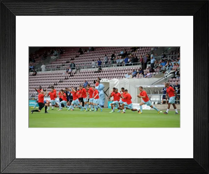 Framed Print : Coventry City FC: Training at Sixfields Stadium for Sky Bet League One Match against Bristol City (August 11, 2013) Framed Print : Coventry City FC: Training at Sixfields Stadium for Sky Bet League One Match against Bristol City (August 11, 2013)