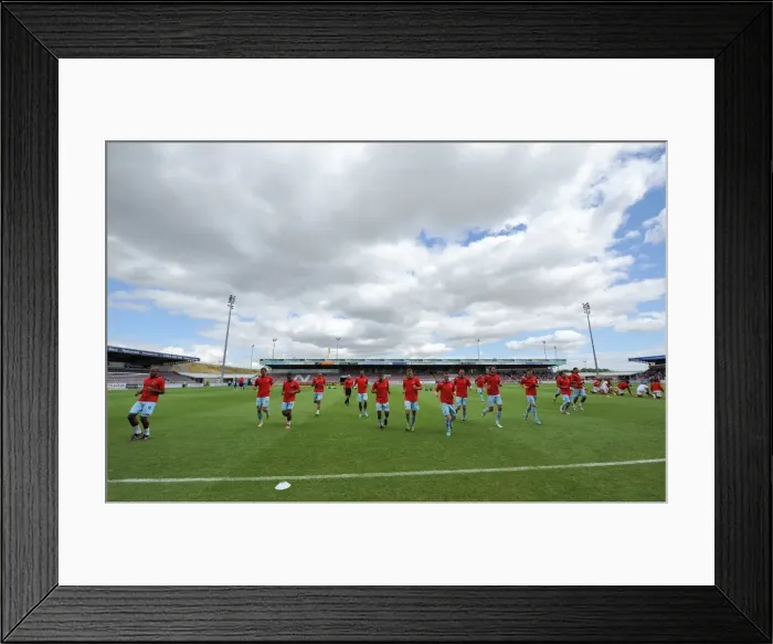 Framed Print : Coventry City FC: Gearing Up for Sky Bet League One Clash against Bristol City at Sixfields Stadium (August 11, 2013) Framed Print : Coventry City FC: Gearing Up for Sky Bet League One Clash against Bristol City at Sixfields Stadium (August 11, 2013)