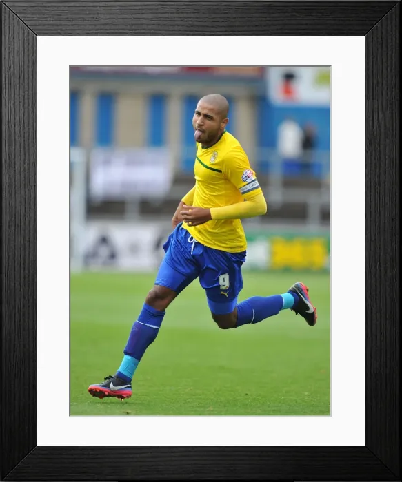 Framed Print : Leon Clarke's Strike: Coventry City's Triumph at Brunton Park (Sky Bet Football League One: Carlisle United vs Coventry City)