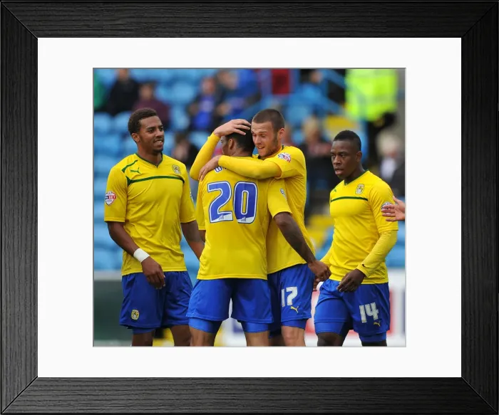 Framed Print : Billy Daniels Hat-Trick: Coventry City's Triumph over Carlisle United in Sky Bet Football League One Framed Print : Billy Daniels Hat-Trick: Coventry City's Triumph over Carlisle United in Sky Bet Football League One