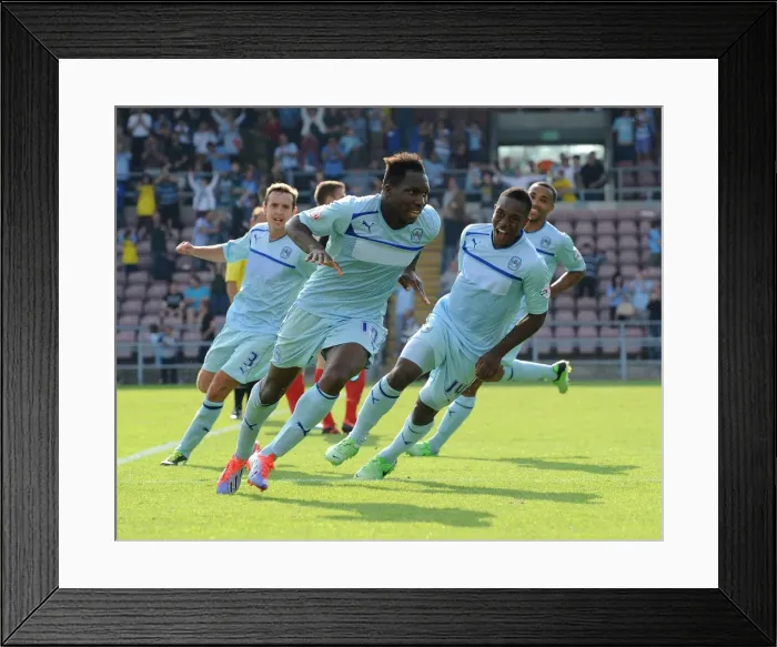 Framed Print : Four All: Thrilling 4-4 Draw between Coventry City and Preston North End (Sky Bet Championship) Framed Print : Four All: Thrilling 4-4 Draw between Coventry City and Preston North End (Sky Bet Championship)