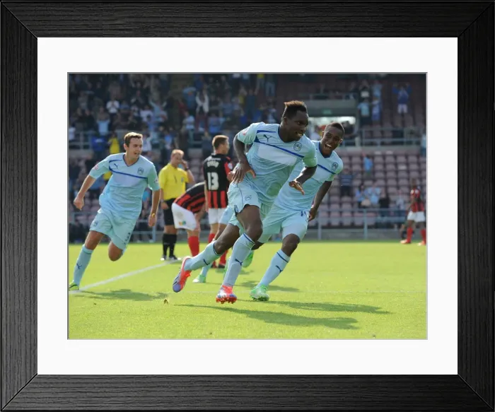 Framed Print : Four All: Thrilling 4-4 Draw - Coventry City vs Preston North End (Sky Bet Championship): A Spectacular Comeback at Sixfields Stadium (25-08-2013) Framed Print : Four All: Thrilling 4-4 Draw - Coventry City vs Preston North End (Sky Bet Championship): A Spectacular Comeback at Sixfields Stadium (25-08-2013)