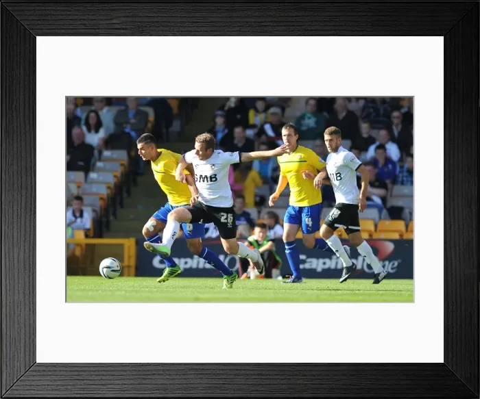 Framed Print : Battle at Vale Park: Thomas vs Birchall in Sky Bet League One Clash - Conor Thomas of Coventry City goes head-to-head with Chris Birchall of Port Vale Framed Print : Battle at Vale Park: Thomas vs Birchall in Sky Bet League One Clash - Conor Thomas of Coventry City goes head-to-head with Chris Birchall of Port Vale