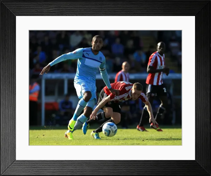 Framed Print : Sky Bet League One - Coventry City v Brentford - Sixfields Stadium