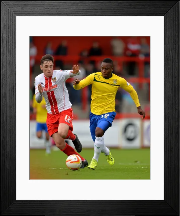 Framed Print : Sky Bet League One - Stevenage v Coventry City - Lamex Stadium Framed Print : Sky Bet League One - Stevenage v Coventry City - Lamex Stadium