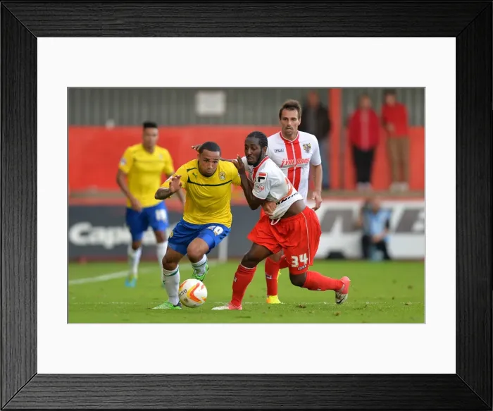 Framed Print : Battle for the Ball: Wilson vs. Deacon in Coventry City's Sky Bet League One Clash with Stevenage Framed Print : Battle for the Ball: Wilson vs. Deacon in Coventry City's Sky Bet League One Clash with Stevenage