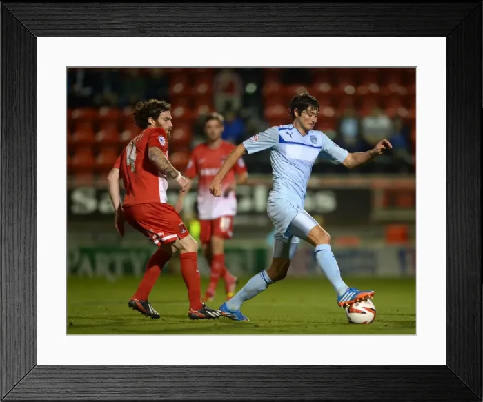 Framed Print : Battling for Supremacy: Vincelot vs. Barton in the Johnstones Paint Trophy Showdown Framed Print : Battling for Supremacy: Vincelot vs. Barton in the Johnstones Paint Trophy Showdown