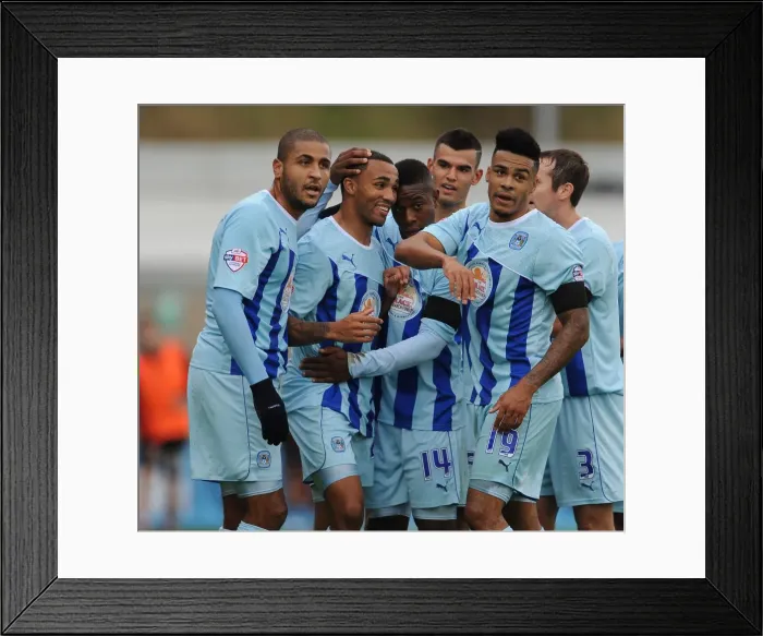 Framed Print : Callum Wilson's Brace: Coventry City's Victory over Sheffield United (Sky Bet League One, October 13, 2013) Framed Print : Callum Wilson's Brace: Coventry City's Victory over Sheffield United (Sky Bet League One, October 13, 2013)