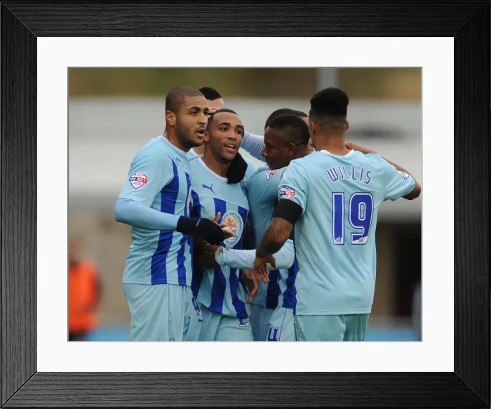 Framed Print : Callum Wilson's Brace: Coventry City's Triumph over Sheffield United (Sky Bet League One, October 13, 2013) Framed Print : Callum Wilson's Brace: Coventry City's Triumph over Sheffield United (Sky Bet League One, October 13, 2013)