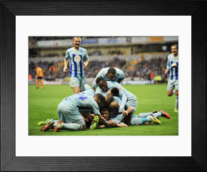 Framed Print : Aaron Phillips Dramatic Equalizer: Coventry City vs. Wolverhampton Wanderers in Sky Bet League 1 Framed Print : Aaron Phillips Dramatic Equalizer: Coventry City vs. Wolverhampton Wanderers in Sky Bet League 1