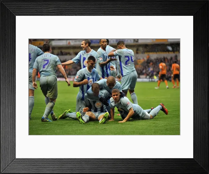 Framed Print : Dramatic Equalizer: Aaron Phillips Stuns Wolves at Molineux (Sky Bet League One) Framed Print : Dramatic Equalizer: Aaron Phillips Stuns Wolves at Molineux (Sky Bet League One)