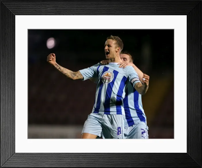 Framed Print : Carl Baker Scores First Goal: Coventry City Leads Leyton Orient in Sky Bet League One (October 22, 2013) Framed Print : Carl Baker Scores First Goal: Coventry City Leads Leyton Orient in Sky Bet League One (October 22, 2013)